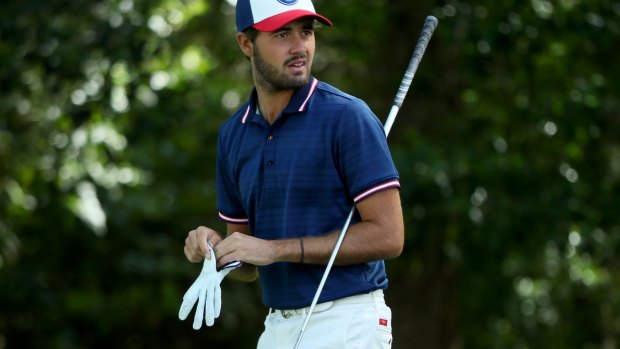 "I guess there's added pressure to perform; I'm now trying to make a living (from golf)": Curtis Luck.