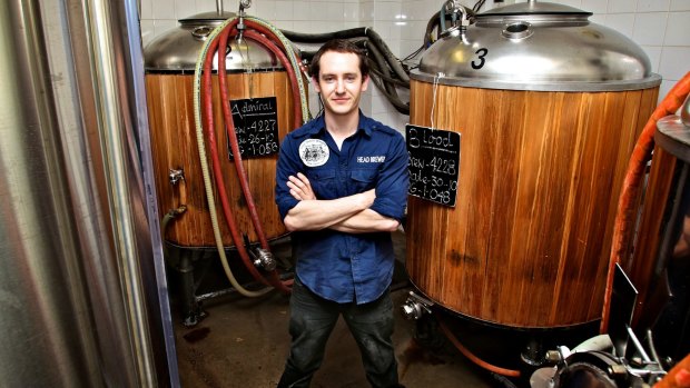 Andrew Robson from the Lord Nelson Hotel says Aussie drinkers can be wary of dark beer.