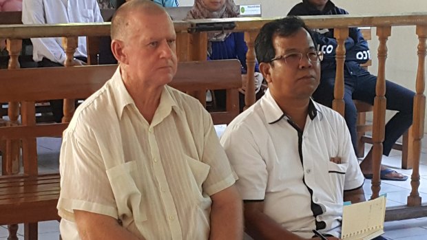 Eric Gillet, left, who was jailed for two years for fraud over a property deal that went sour in Bali.  