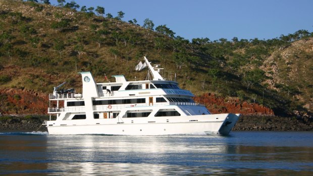 Coral Expeditioner I in the Kimberley for Aurora Expeditions.
