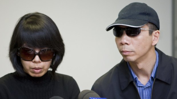 Kathy Lin and her husband Robert Xie.