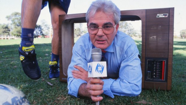 Broadcaster Les Murray put football on the map.