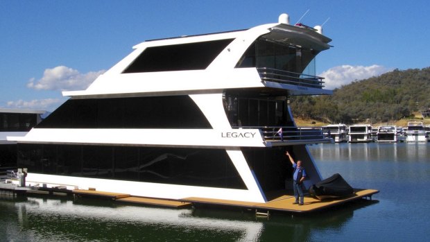 Luxury cruise: The $2 million boat Legacy.