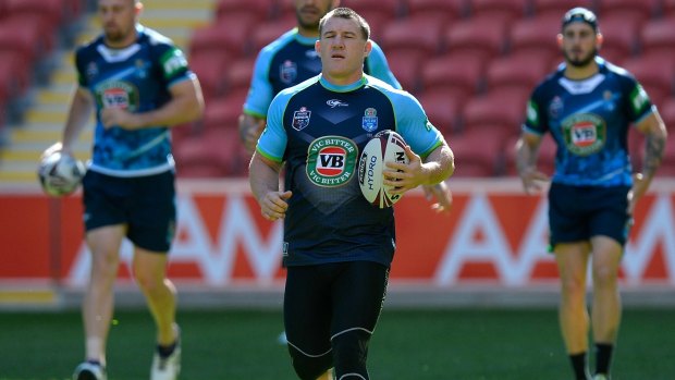 Keeping his eye on the prize: Paul Gallen.