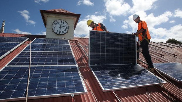 Solar panel prices have dropped 80 per cent in five years.