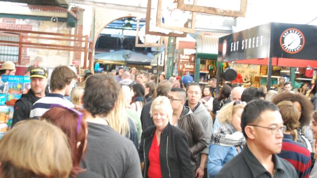 Shoppers come from near, far and wide to experience the unique atmosphere of the Fremantle Markets.