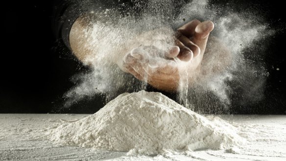 Fresh flour smells like it is alive says baker James Partington of Staple Bread & Necessities.