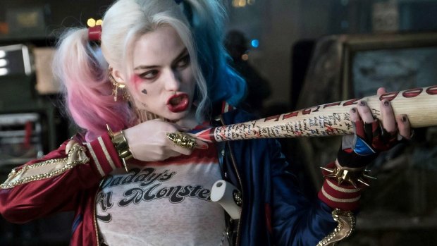 Margot Robbie as the latest incarnation of Harley Quinn in <i>Suicide Squad</i>.