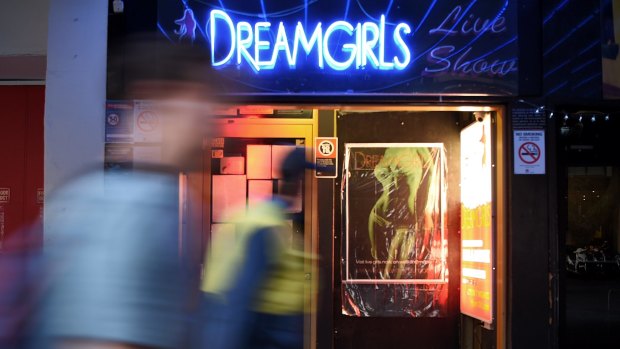 Closed down: DreamGirls in Kings Cross. 