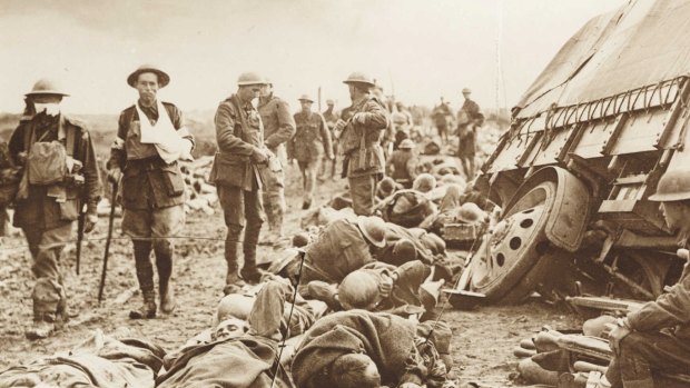 Menin Road: the aftermath of the battle. 