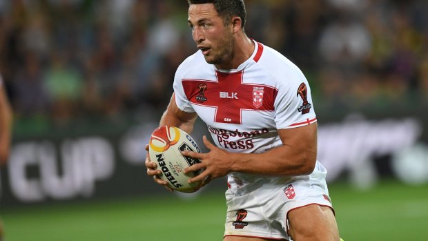 Sam Burgess may return from injury for England sooner than first thought.