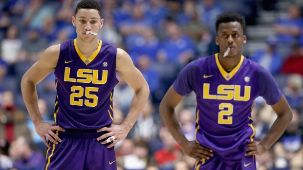 One and done: Number one draft pick Ben Simmons was forced to play a year of College instead of going straight to the NBA.