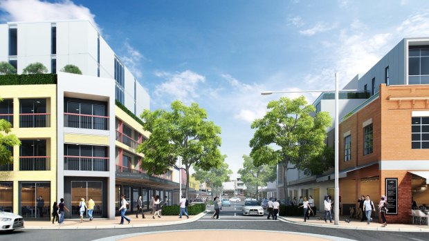 An artist's impression of Granville, following the Parramatta Road renewal.