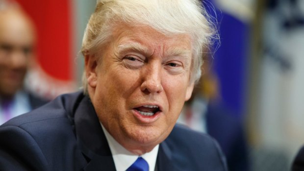 President Donald Trump says he has put Iran "on notice". 