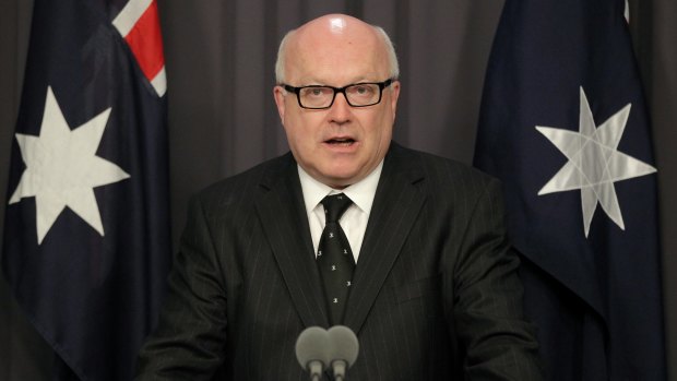 Attorney-General George Brandis's office said an expensive dinner on taxpayers during a visit to London was usual practice. 