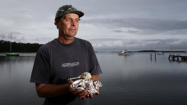 Oyster farmer Mark Hunter: the industry is on its news since last month's super storm.