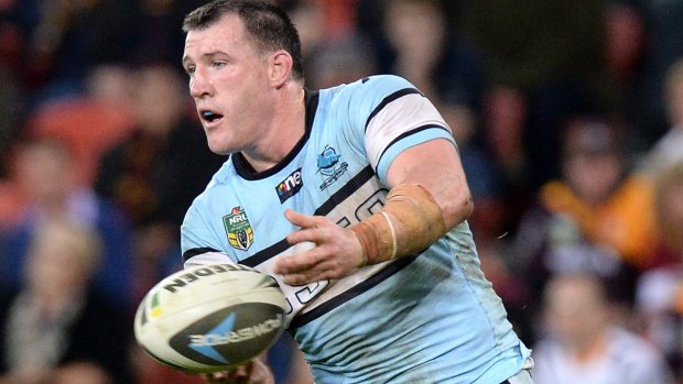Expensive outburst: Paul Gallen was fined $50,000 and effectively had his international career ended.