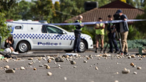 The aftermath of the wild party at an Airbnb property in Werribee last December.