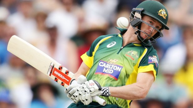 On top, statistically: George Bailey, under pressure to keep his spot  in the World Cup starting XI, is the only Australian ranked among the top 10 batsmen. 