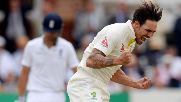 Game changer: Australia's Mitchell Johnson turned the Ashes series on its ear with his performance at Lord's.