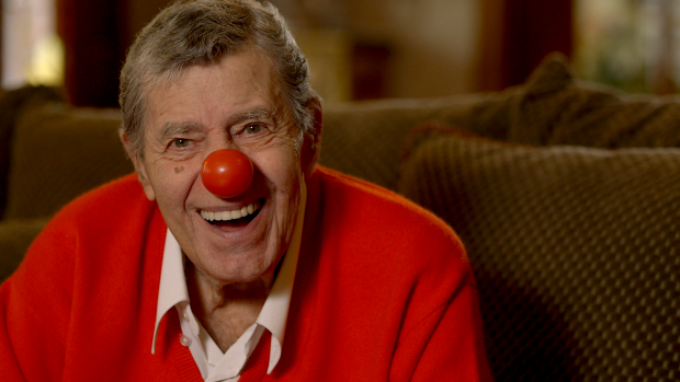 Jerry Lewis at his Las Vegas home in 2015.
