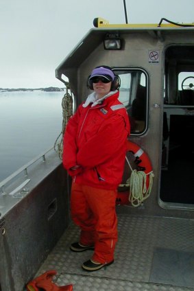 Dr Shane Powell nears Antartica.