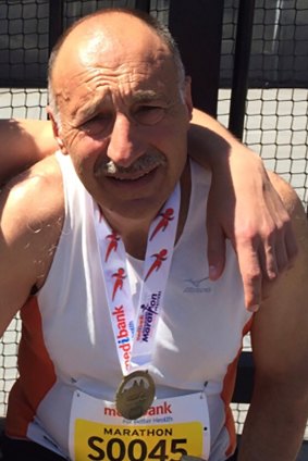 Manuel Karageorgiou, runner in 40 consecutive Melbourne Marathons.