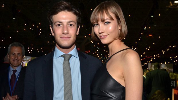 Jared Kushner's brother Josh Kushner with his girlfriend Karlie Kloss in 2013. 