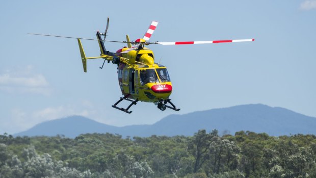 A Westpac Life Saver Helicopter is helping to rescue a man who was lost bush walking in in Kosciuszko National Park