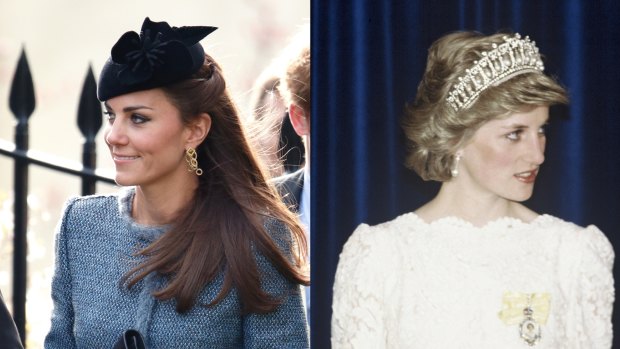 A creepy Photoshop job imagines a world in which the Duchess of Cambridge meets Lady Diana Spencer.