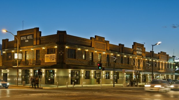 The Royal Hotel in Queanbeyan.