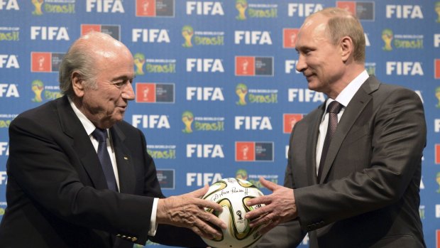 "A boycott will never give any positive effect ... We trust the country, its government": FIFA President Sepp Blatter.