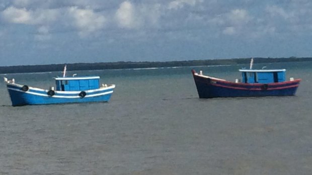 Jasmine and Kanak, the boats the Australian authorities gave the people smugglers before sending them back to Indonesia.