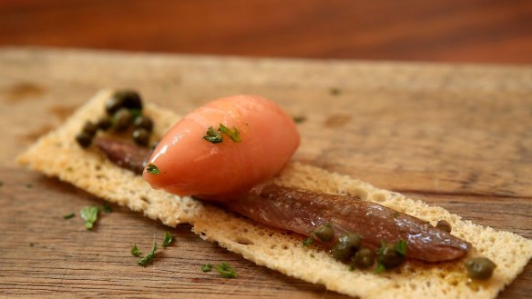 The signature anchovy tapas with smoked tomato sorbet will feature on the all-new menu.