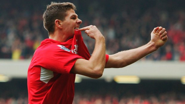 Wheeled out: Retired Liverpool star Steven Gerrard will face Sydney FC.