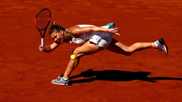 Romania's Simona Halep took Jelena Ostapenko of Latvia to three sets in the French Open final at Roland Garros.