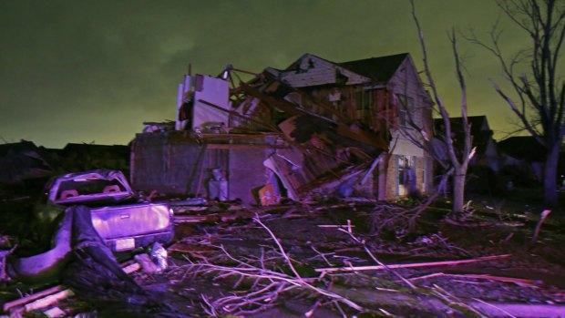 Tornadoes destroyed nearly 450 buildings in Rowlett last year.
