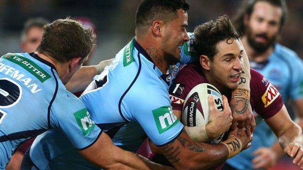 End of the line? Billy Slater has missed selection in Origin I.