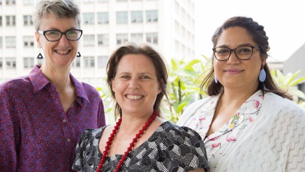 Co-authors of the study: Professor Elizabeth Harry (left), Shona Blair and Nural Cokcetin (right) from the University of Technology, Sydney. 