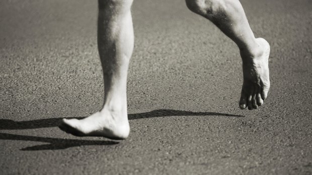 Barefoot running is fraught with risk.
