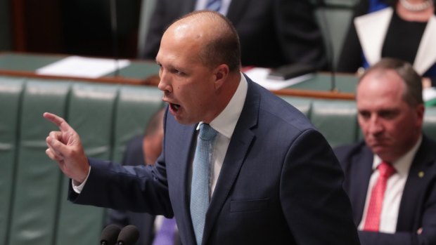 Immigration Minister Peter Dutton