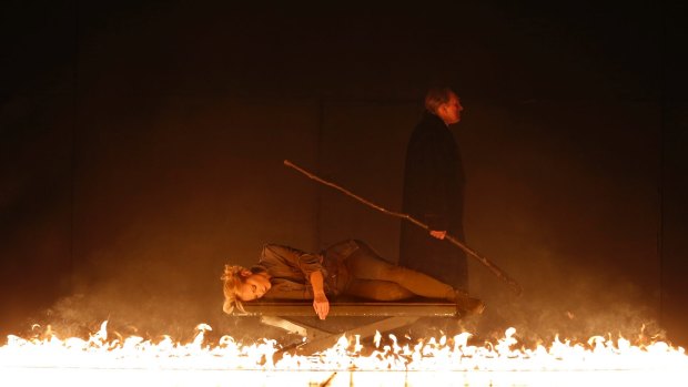 Ring of fire: Lise Lindstrom (Brunnhilde) and James Johnson (Wotan).