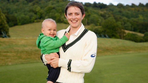 Only notable example: Cricketer Sarah Elliott made an Ashes century, feeding her son Sam during the breaks.
