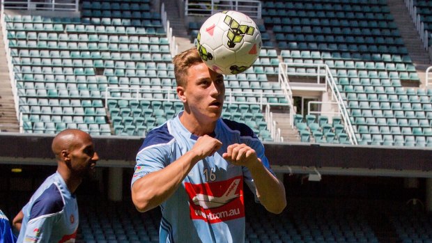 Rare talent: Defender Alex Gersbach is a gifted young player. 