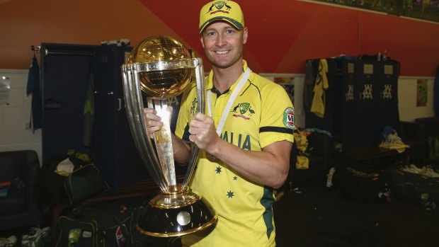 High-priced target: World Cup-winning Australian captain Michael Clarke.