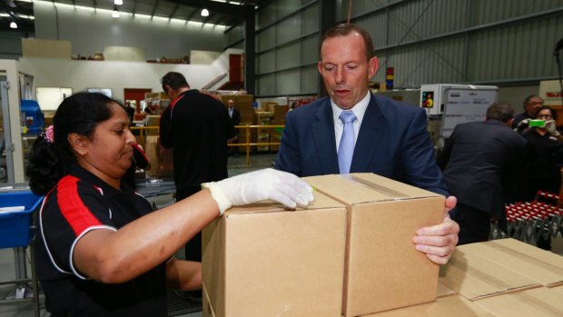Tony Abbott said the $1.5 billion originally given to Victoria for the East West Link would remain in "a locked box". 