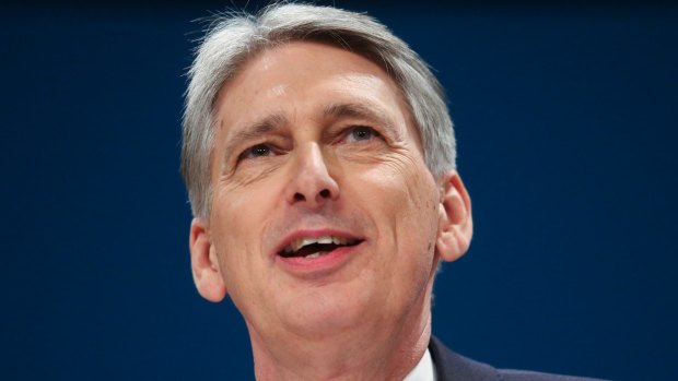 British Chancellor of the Exchequer Philip Hammond.