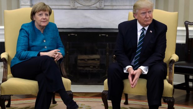 Trump has previously branded Merkel's open door refugee policy a "catastrophic" error.