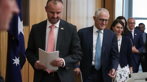 ACT Chief Minister Andrew Barr will join Prime Minister Malcolm Turnbull in the US.