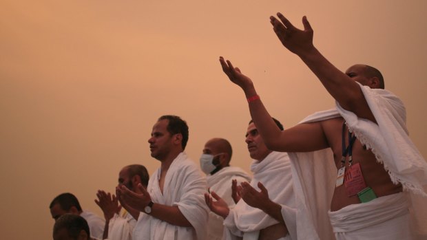 Saudi Arabia practises an ultra-orthodox form of Islam. Muslim pilgrims pray during the Haj in Mecca.